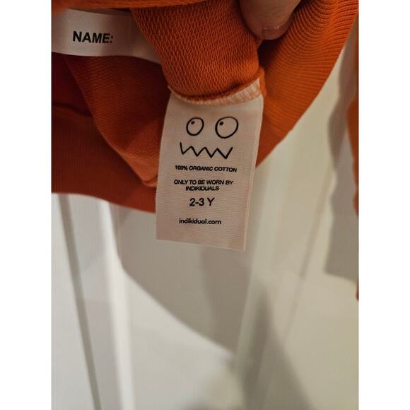 Indikidual Orange Zig Zag Cactus Long Sleeve Sweatshirt Size 2/3y‎ NWT - Picture 7 of 9